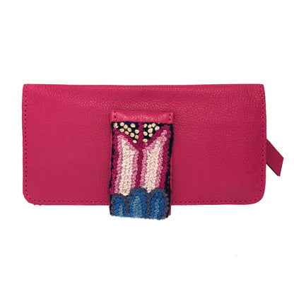 Cartera Rosa mexicano